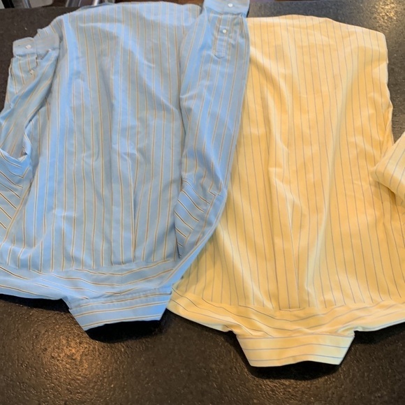 2 Lands End mens spring Easter long sleeve shirts NWOT. Size 15-34 slim fit nice - Picture 9 of 11